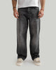 x-tra BAGGY Wiskers Denim Vintage Black