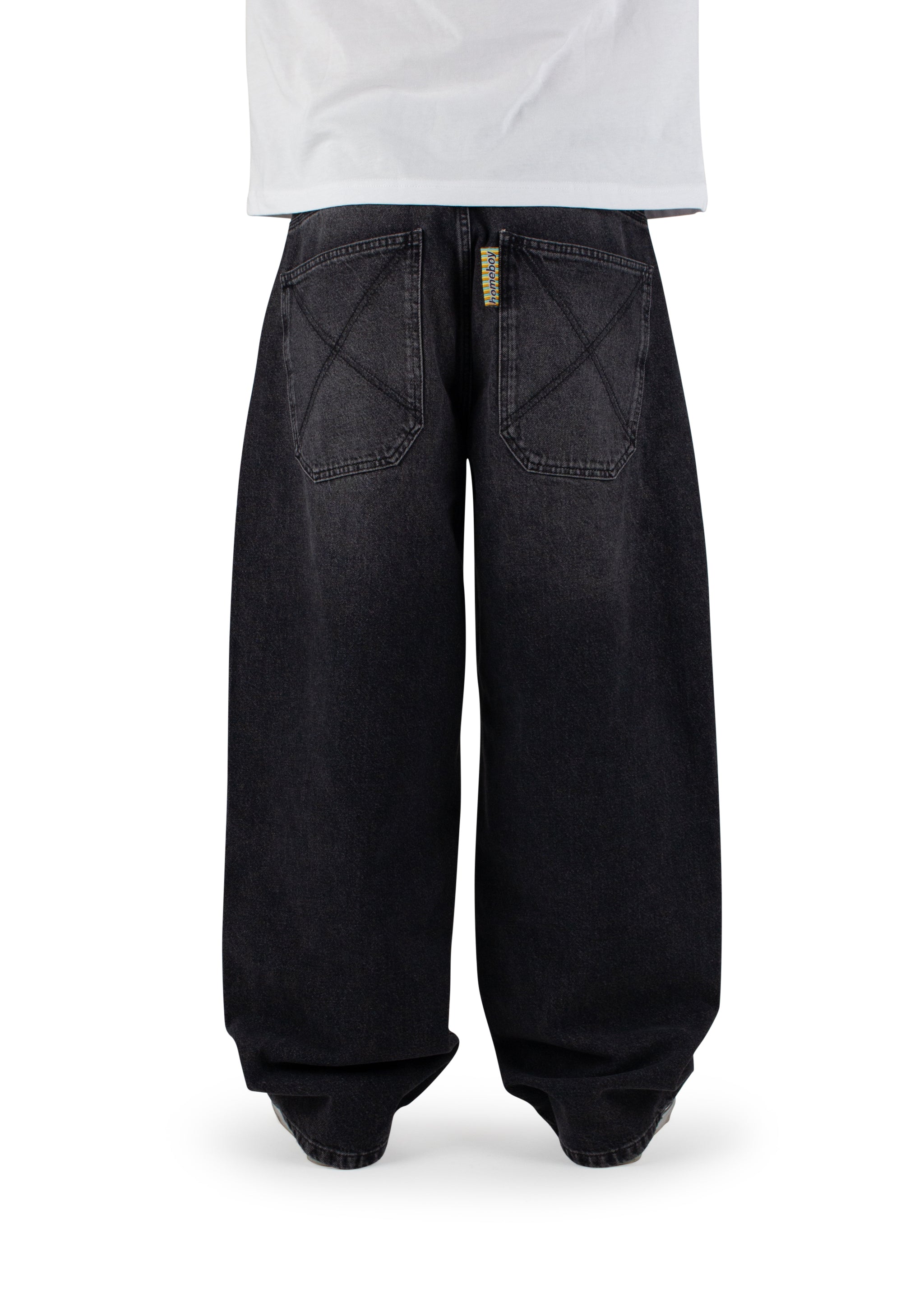 x-tra MONSTER Vintage Denim VINTAGE BLACK – Homeboy