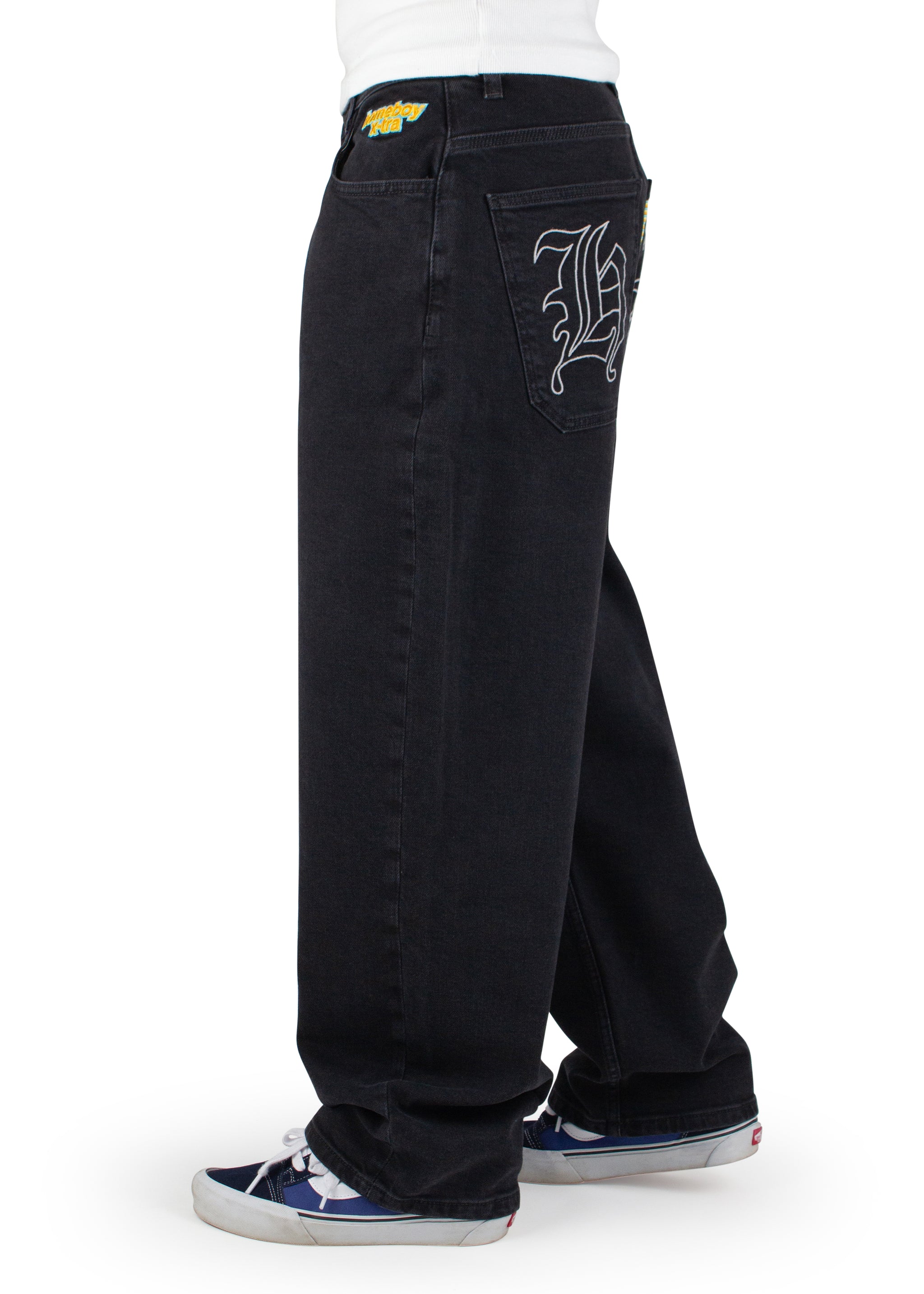 x-tra MONSTER GOTHIC Denim WASHED BLACK – Homeboy