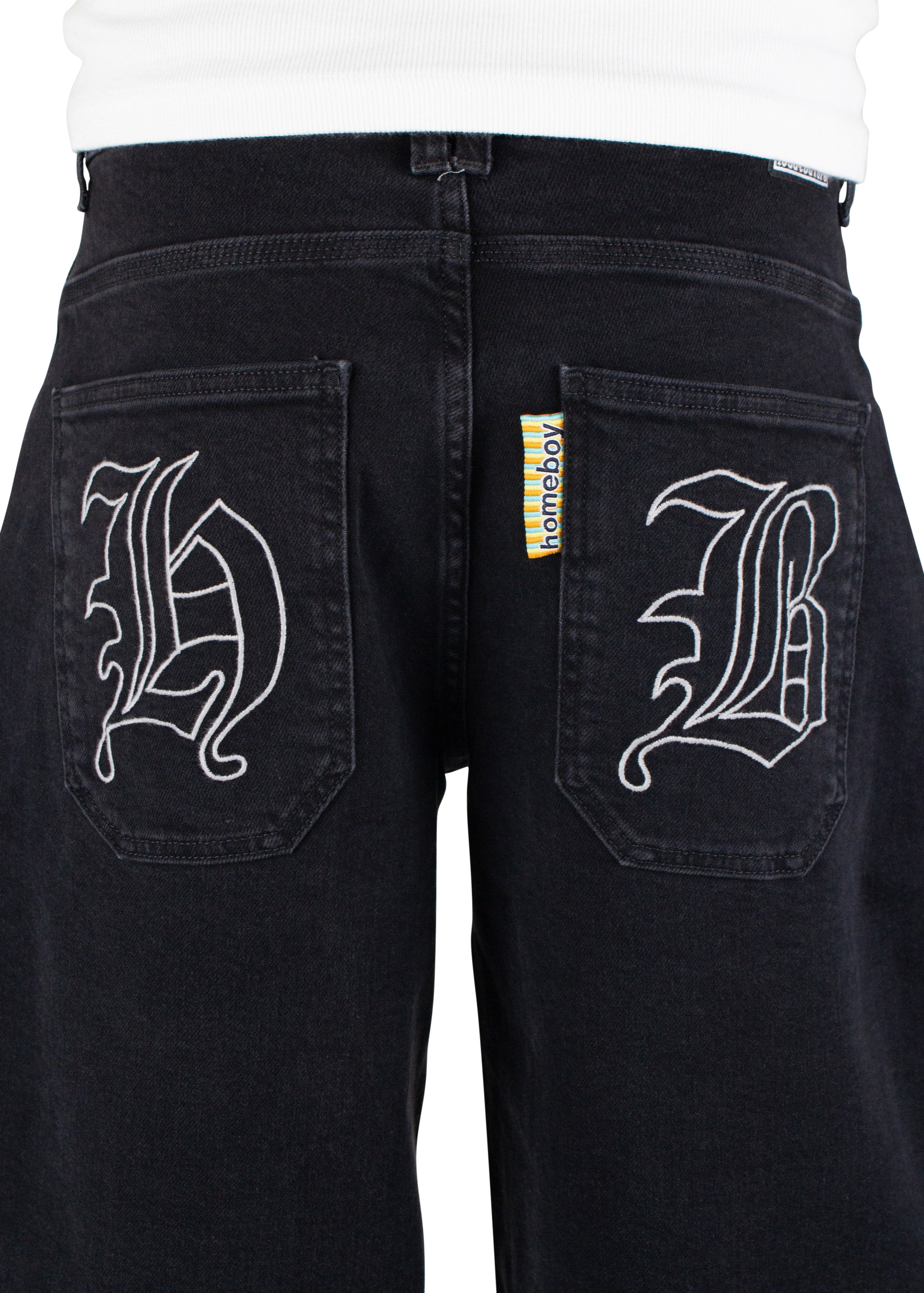 x-tra MONSTER GOTHIC Denim WASHED BLACK – Homeboy