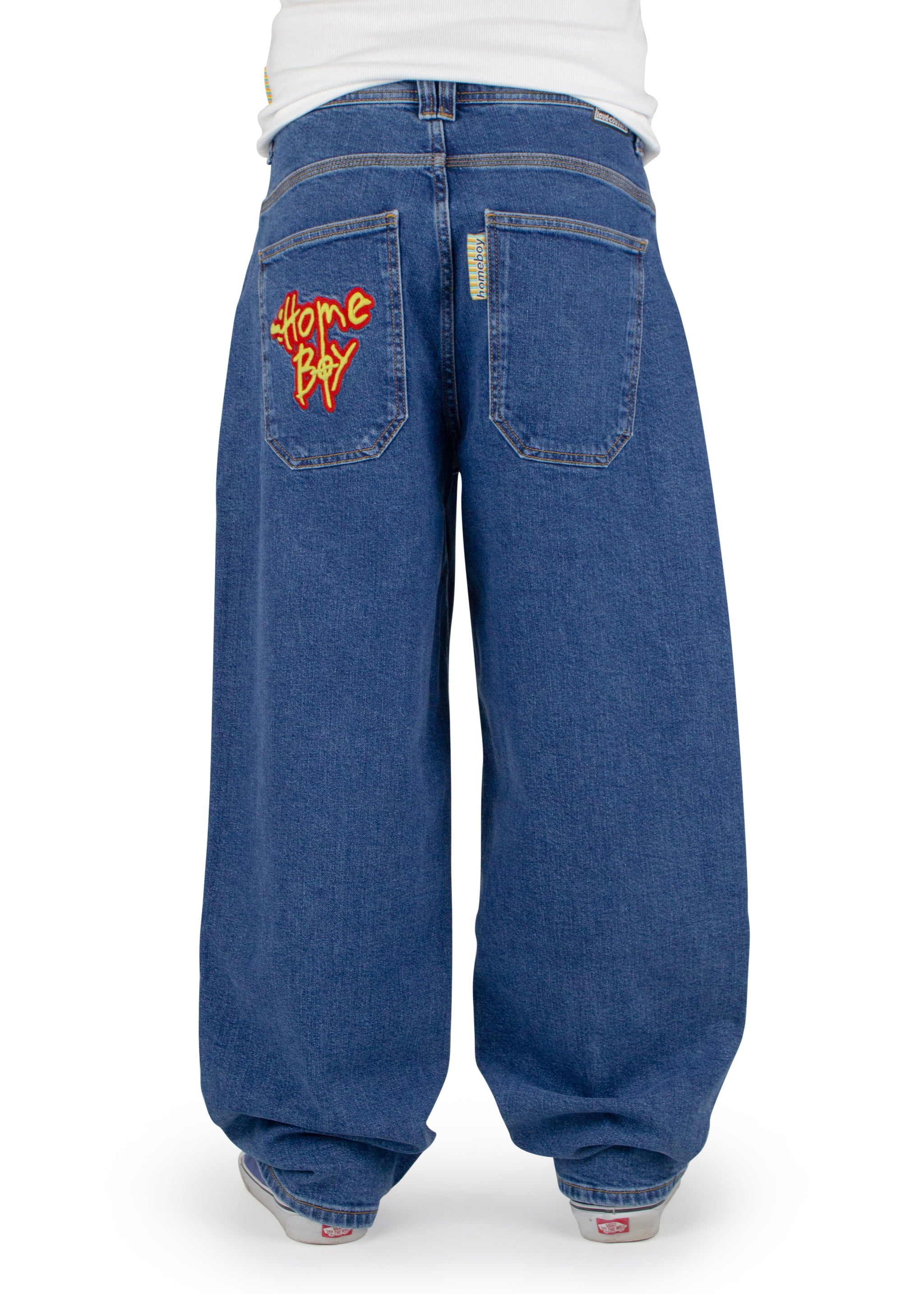 x-tra MONSTER PENCIL Denim WASHED BLUE – Homeboy