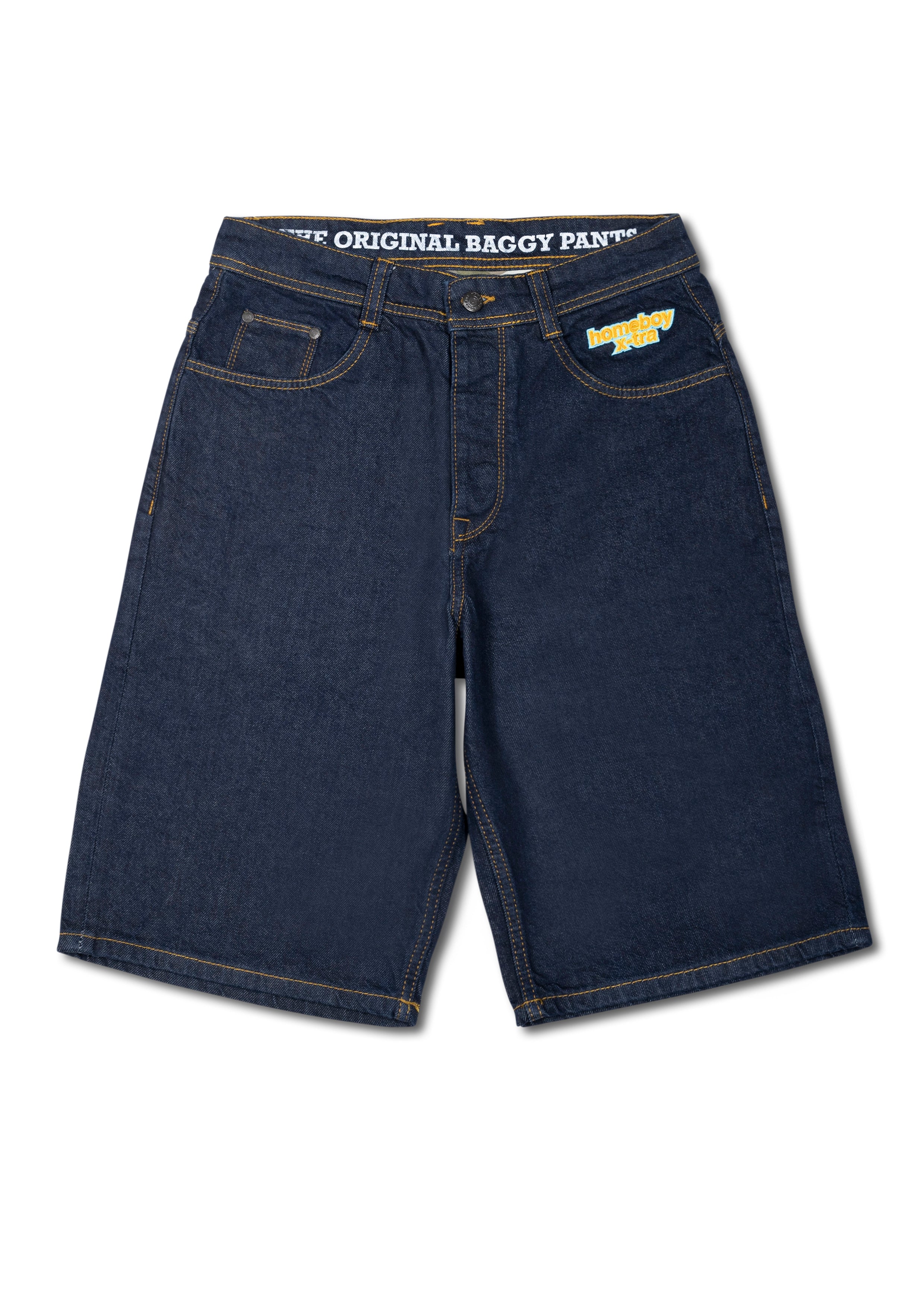 x-tra BAGGY Shorts Denim Indigo – Homeboy
