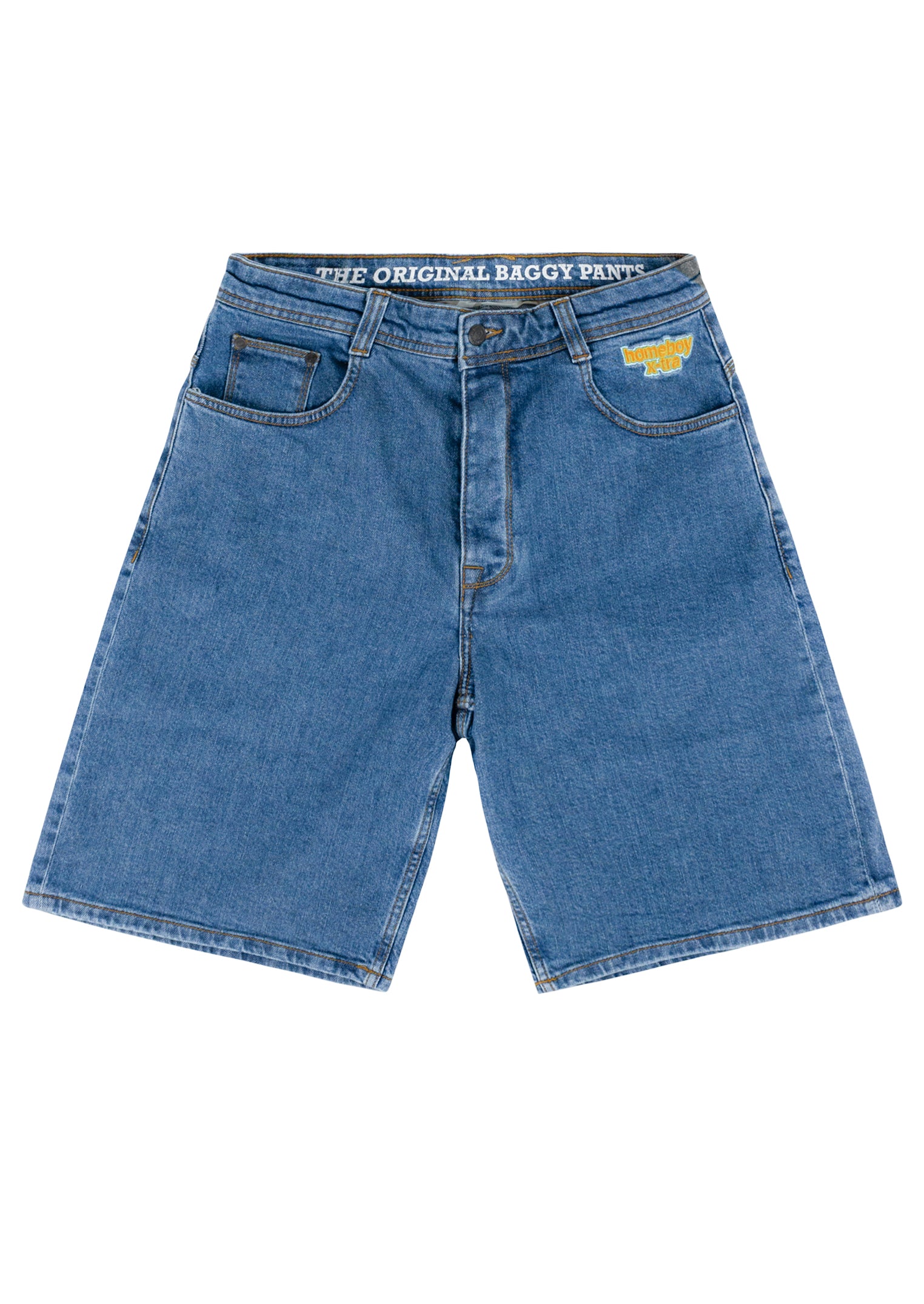 HOMEBOY x-tra BAGGY Shorts Washed Blue – Homeboy