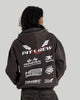 PIT CREW Hooded Jacket WASHED GREY