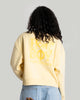 GIRLS Crop Sweat WASHED YELLOW