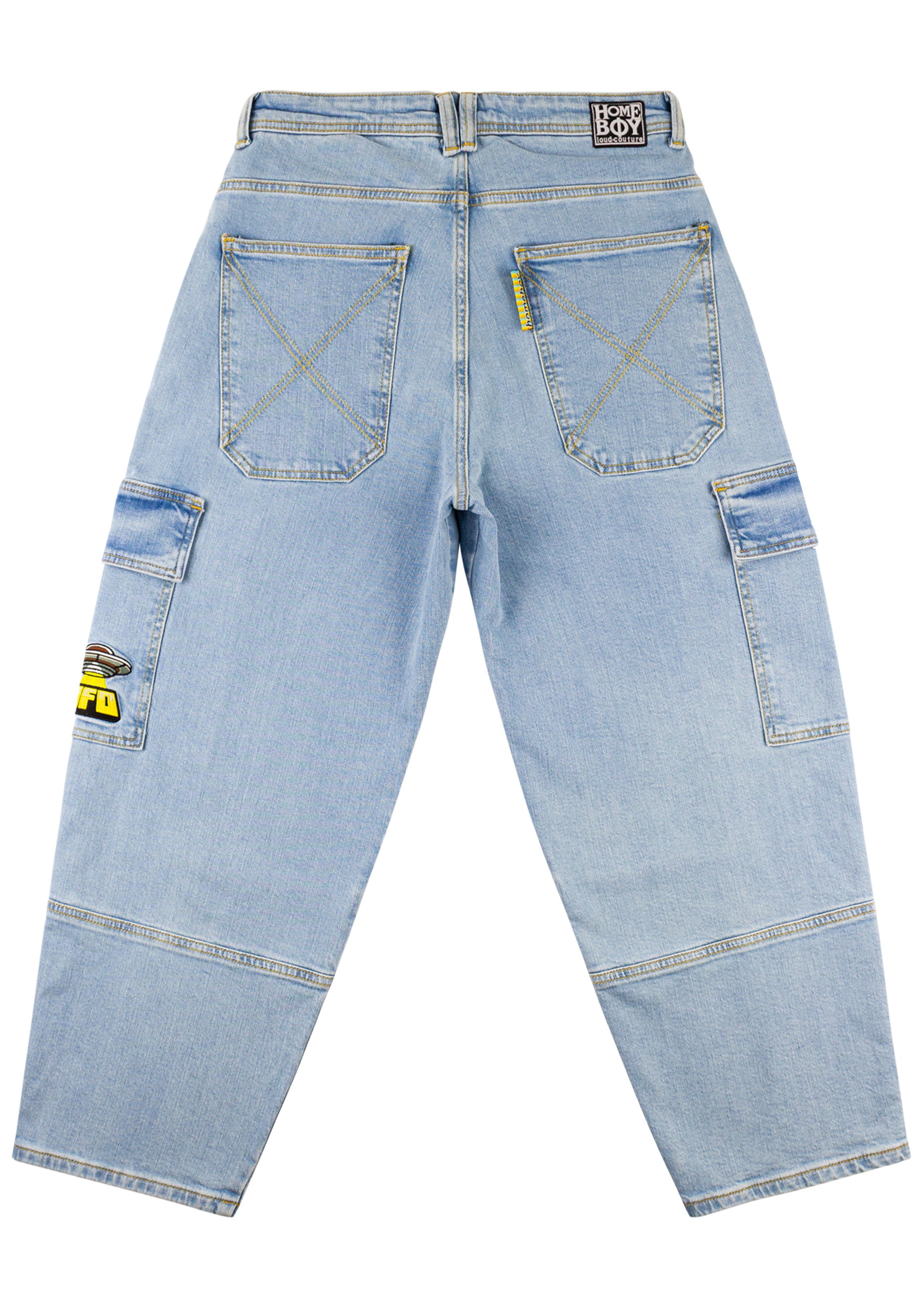 【U LAN】Gon Pig Dying Bijou Cargo Pants HOMEBOY x-tra MONSTER Cord BLACK – Homeboy