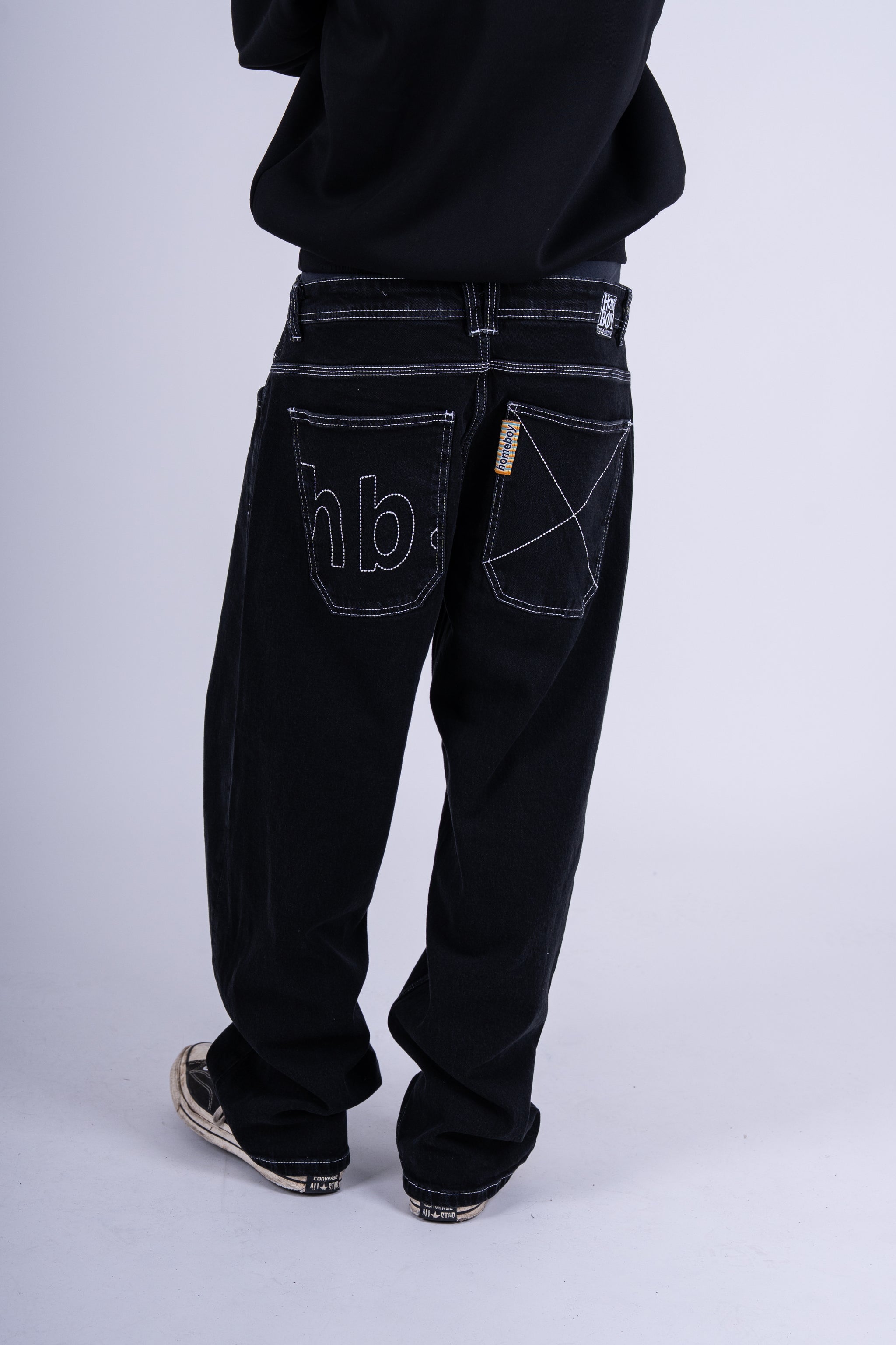 x-tra MONSTER hb. Denim WASHED BLACK – Homeboy