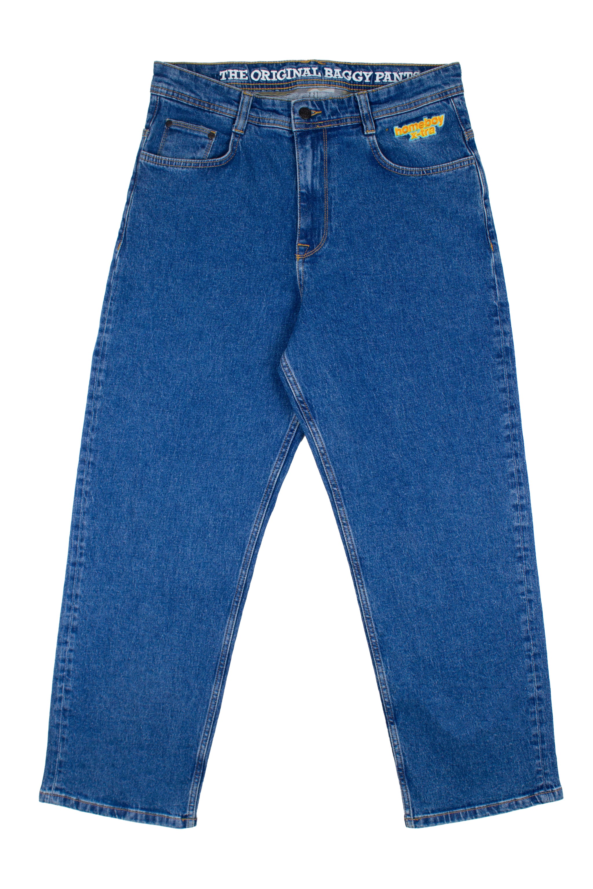 パンツ OVY Blue Baggy Denim Pants Homeboy X Tra Baggy Denim Pants - navy blue (washed blue)