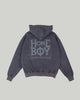 OLD SCHOOL Hoooded Jacket Grey Washed