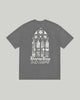 WINDOW Tee Grey Washed