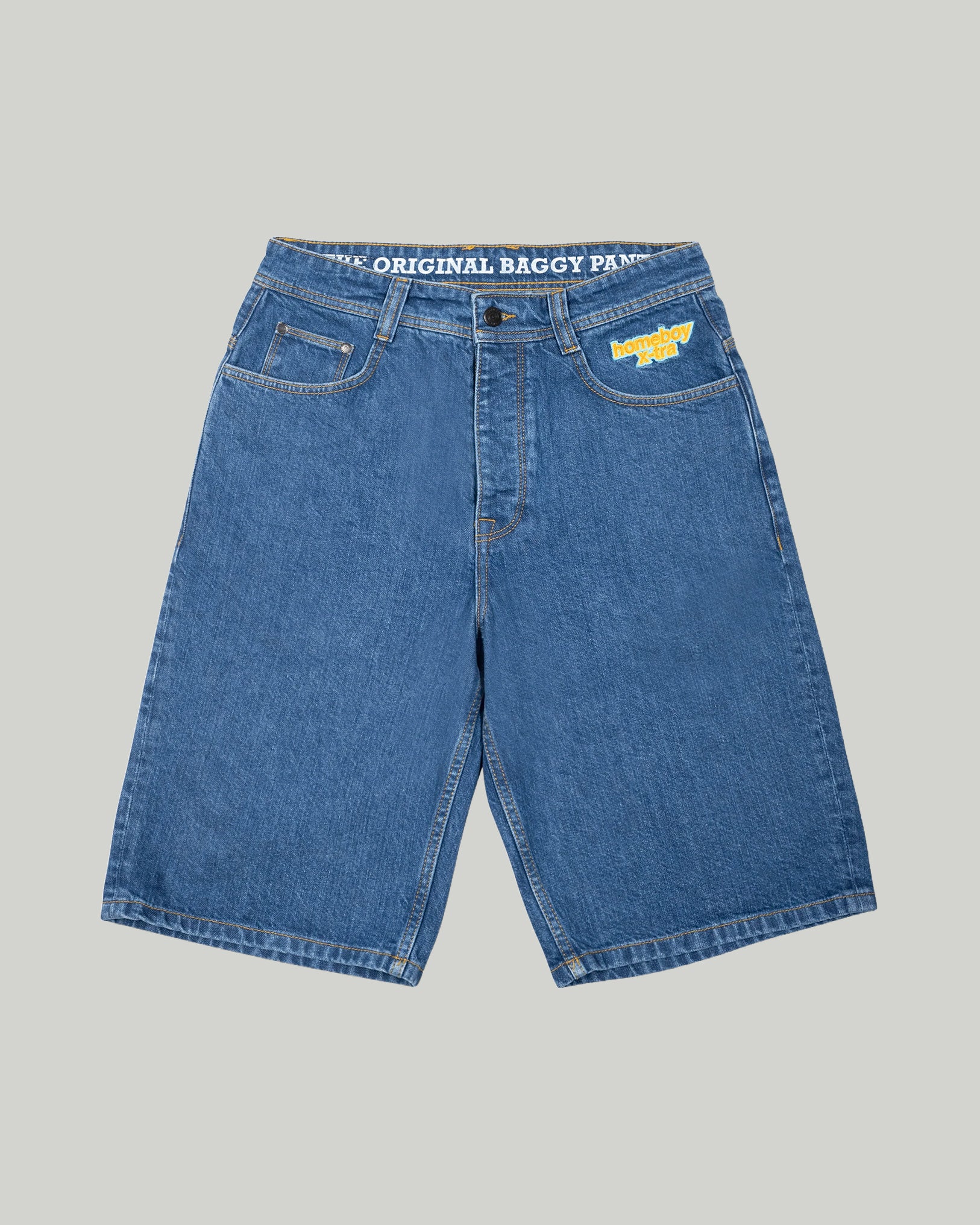 HOMEBOY x-tra BAGGY Shorts Washed Blue – Homeboy