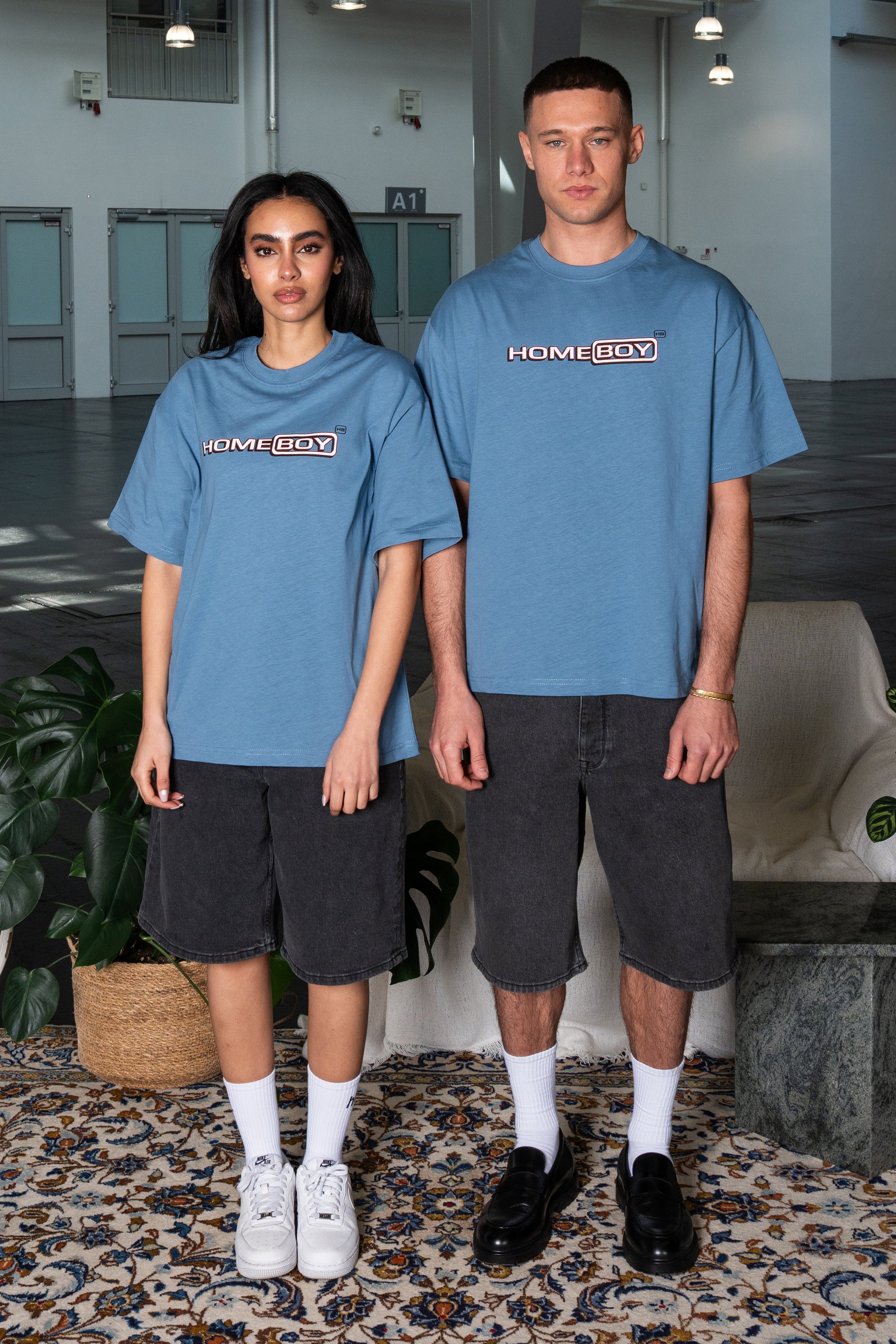 HOMEBOY x-tra BAGGY Shorts Washed Blue – Homeboy